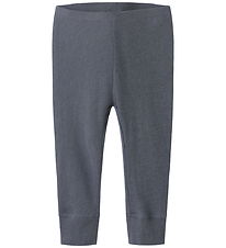 Name It Leggings - Wool - Rib - NbmWossa - Folkstone Grey