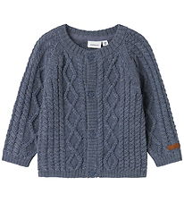 Name It Cardigan - Wool - Knitted - NbmWrilla - Folkstone Grey
