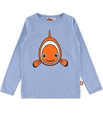 DYR-Cph Blouse - Animal shedding - Blue Grey Clownfish