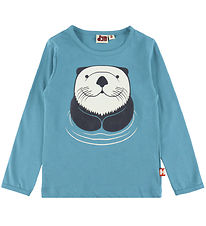 DYR-Cph Blouse - Animal heather - Grey Sea otter
