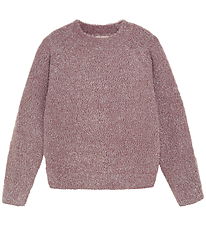 Creamie Blouse - Knitted - Glitter - Crushed Berry