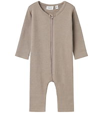Name It Nightsuit - Wool/Silk - Rib - NbmWossa - Satellite