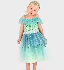 Den Goda Fen Kostüm - Dress Fliege Fairy - Blau
