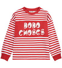 Bobo Choses Blouse - Stripes - Red