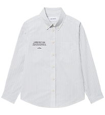 Les Deux Hemd - Kent Print Stripe - Xenon Blue