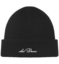 Les Deux Beanie - Knitted - Wool - Wayne - Black