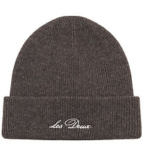 Les Deux Beanie - Knitted - Wool - Wayne - Mountain Grey Melange