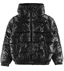 Grunt Puffer Jacket - GROdin - Black Shine