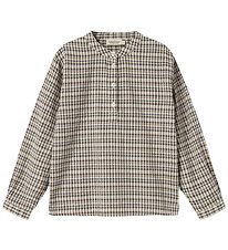 MarMar Blouse - Tokyo - Pilot Navy Check