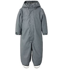 Lil' Atelier Snowsuit - PU - NmmLadry10 - Ultimate Grey