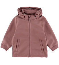 DYR-Cph Softshelljacka m. Fleece - Vilda djur - Dk Rose Beige Rö