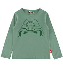 DYR-Cph Blouse - Animal waste - Sage Sea turtle