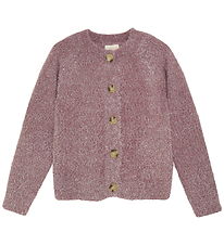 Creamie Cardigan - Knitted - Glitter - Crushed Berry