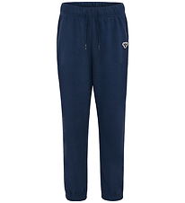 Hummel Flísbuxur - HmlJr - Dress Blues