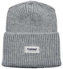 Hummel Beanie - Knitted - Rib - HmlJr - Grey Melange