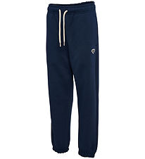 Hummel Sweatpants - HmlJR - Dress Blues w. Logo