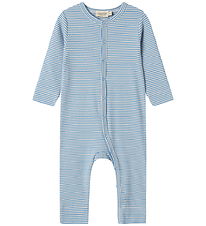 MarMar Pyjamahaalari - Joustinneule - Modal - Ruka - Blue Stripe