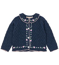 Konges Sløjd Cardigan - Prjónað - Rosier - Fáni Blue