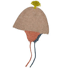 MarMar Beanie - Wool - Ayasa - Brown/Multicolour
