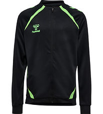 Hummel Cardigan - hmlLead 2.0 Track - Black/Green Gecko