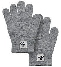 Hummel Käsineet - 2 kpl - Neulottu - HmlJr - Grey Melange