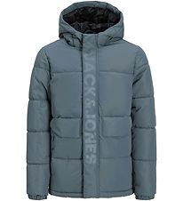 Jack & Jones Puffer Jacket - JcoSpeed ​​- Stormy Weather/Tone IN