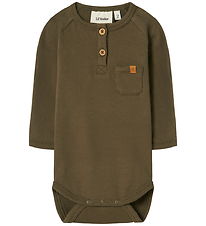 Lil' Atelier Bodysuit l/s - NbmLuno - Sea Turtle