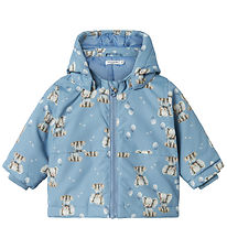 Name It Down Jacket - NbmMax - Rain Washed/Elephant