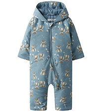 Name It Snowsuit - NbmMax - Rain Washed/Elephant
