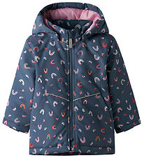 Name It Down Jacket - NmfMaxi - Vintage Idigo/Rainbow