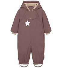 Mini A Ture Snowsuit - MatWisti Fleece - Peppercorn Plum
