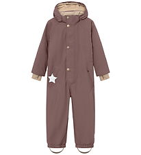 Mini A Ture Snowsuit - MatWanni Fleece - Peppercorn Plum