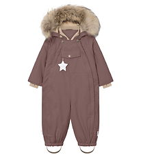 Mini A Ture Snowsuit - MatWisti Fleece/Fur - Peppercorn Plum