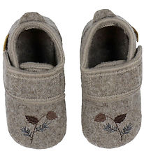 Mikk-Line Slippers - Prewalker Wool - Melange Denver