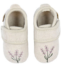 Mikk-Line Slippers - Prewalker Wool - Off White