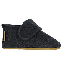 Mikk-Line Pantoffels - Prewalker Wol - Anthracite Melange