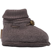 Mikk-Line Kruipschoenen - Wol - Sparrow