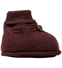 Mikk-Line Kruipschoenen - Wol - Rum Rozijnen