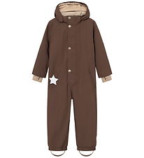 Mini A Ture Snowsuit - MatWanni Fleece - Chestnut Brown