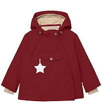 Mini A Ture Winterjacke - MatWang Fleece - Red Merlot