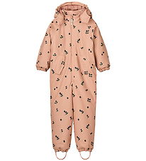 Liewood Snowsuit - PU - Maddy - Berry/Pale Tuscany/Embroidery
