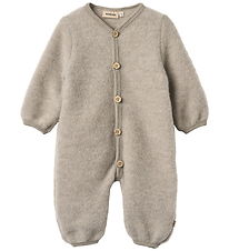 Grenouillère Wheat - Laine - Levi - Khaki mélange