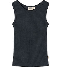 Sous-pull Wheat - Laine/Soie - Iggy - Marine