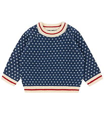 Konges Sløjd Bluse – Wolle – Strick – Billi – Blau