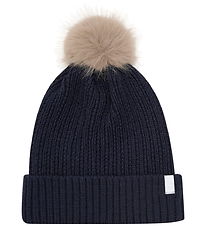 Minymo Beanie - Parisian Night w. Pom-Pom