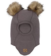 Mikk-Line Balaklava - Ull - Enkel - Sparrow m. Tofsar
