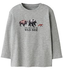 Name It Blouse - NmmOris - Grey Melange