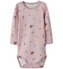 Name It Bodysuit l/s - NbfOtia - Burnished Lilac