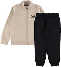 Ensemble de Jogging EA7 - Beige/Noir