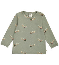 Müsli Blouse - Christmas - Shadow/Deep Green/Conditioner Cream
